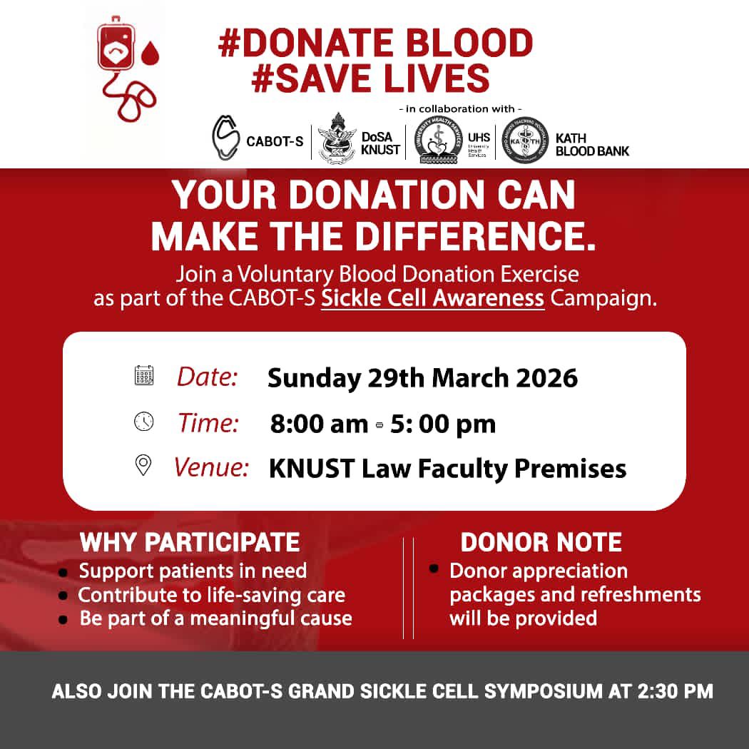 CabotsTeam's tweet photo. One pint. Three lives. Infinite impact.

Be the reason someone gets a second chance.

Register with CABOT-S today and donate to the KATH Blood Bank. 

Your blood can save a life.

Register here: https://t.co/DDDKo4pkcN

#DonateBlood 
#SaveLives https://t.co/a8YUQ2hj3Q