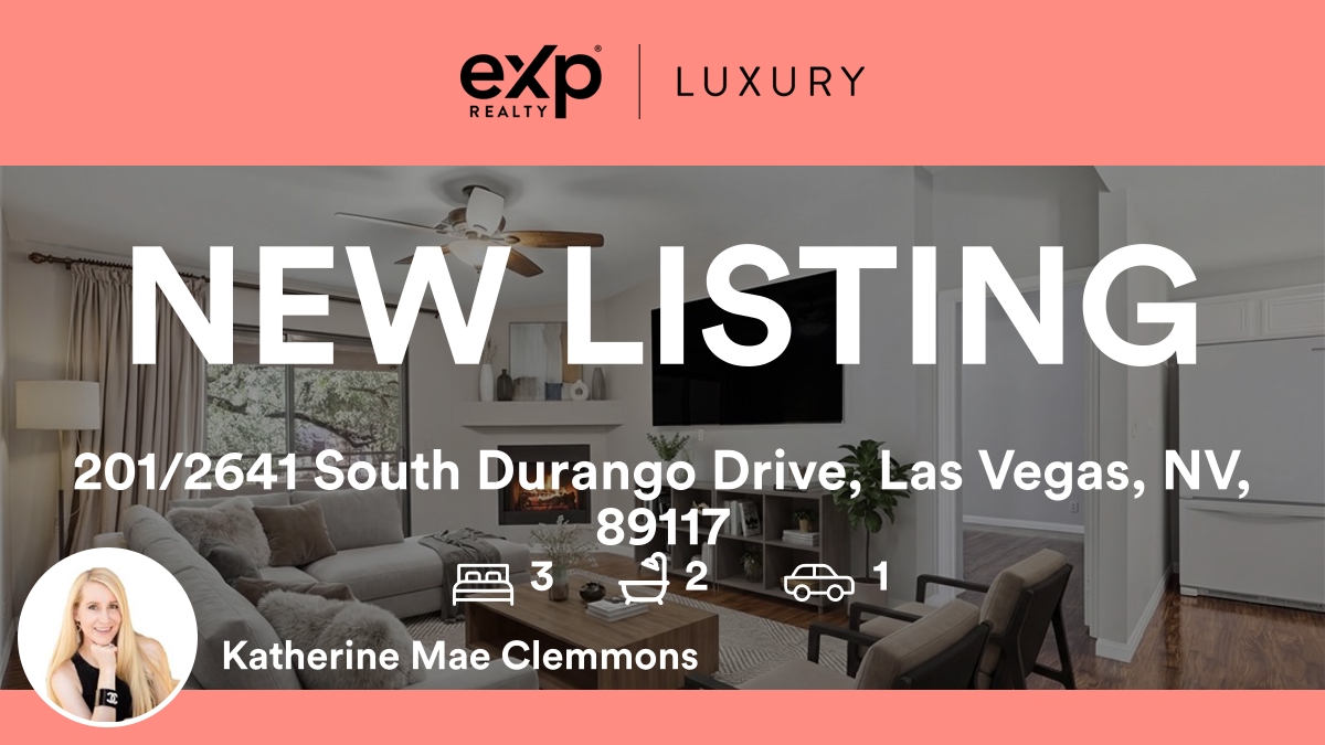 ClemmonsRealtor's tweet photo. 🛌 3 🛀 2 🚘 1
📍 201/2641 South Durango Drive, Las Vegas, NV, 89117

My latest listing on RateMyAgent.
S. 63679
https://t.co/D8VEMiJBtG

...
#ratemyagent #realestate https://t.co/2I07UNcBqH