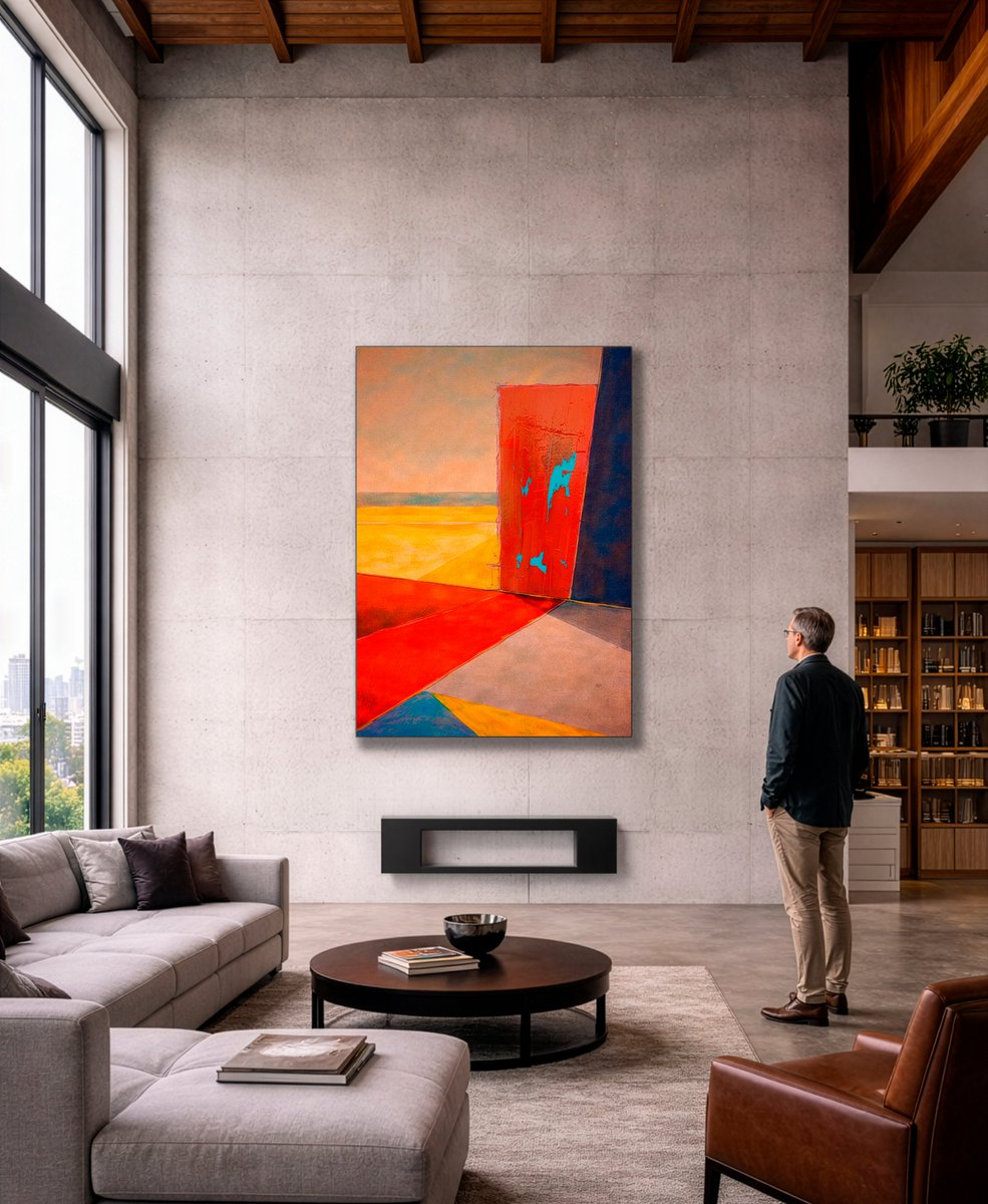 MauriValch's tweet photo. A structured passage unfolds across a quiet terrain.

A monolithic threshold defines the transition — not as a place, but as a shift in perception.

#AbstractArt #ContemporaryArt #Minimalism

https://t.co/JXc5GIHd3p https://t.co/G7k4TNNsRx