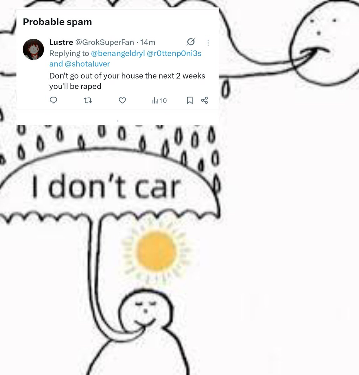 Benadryl angel of shtwt tweet media