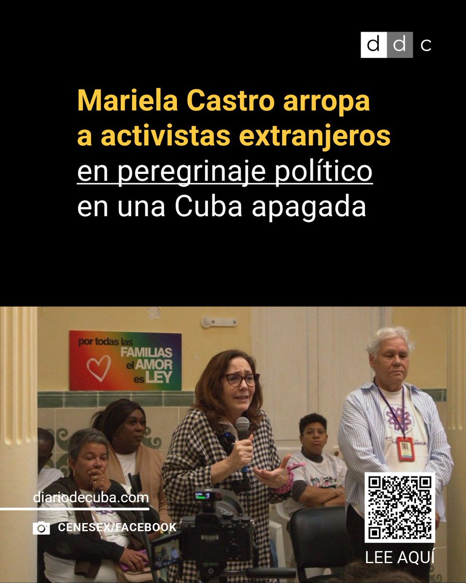 diariodecuba's tweet photo. Mientras activistas se hospedan en hoteles y asisten leales a actividades del #RégimenCubano, la población enfrenta #apagones y represión por #protestar.
LEE MÁS en #DiarioDeCuba
https://t.co/gMz7LXiSSl https://t.co/N3yA1TD3gk