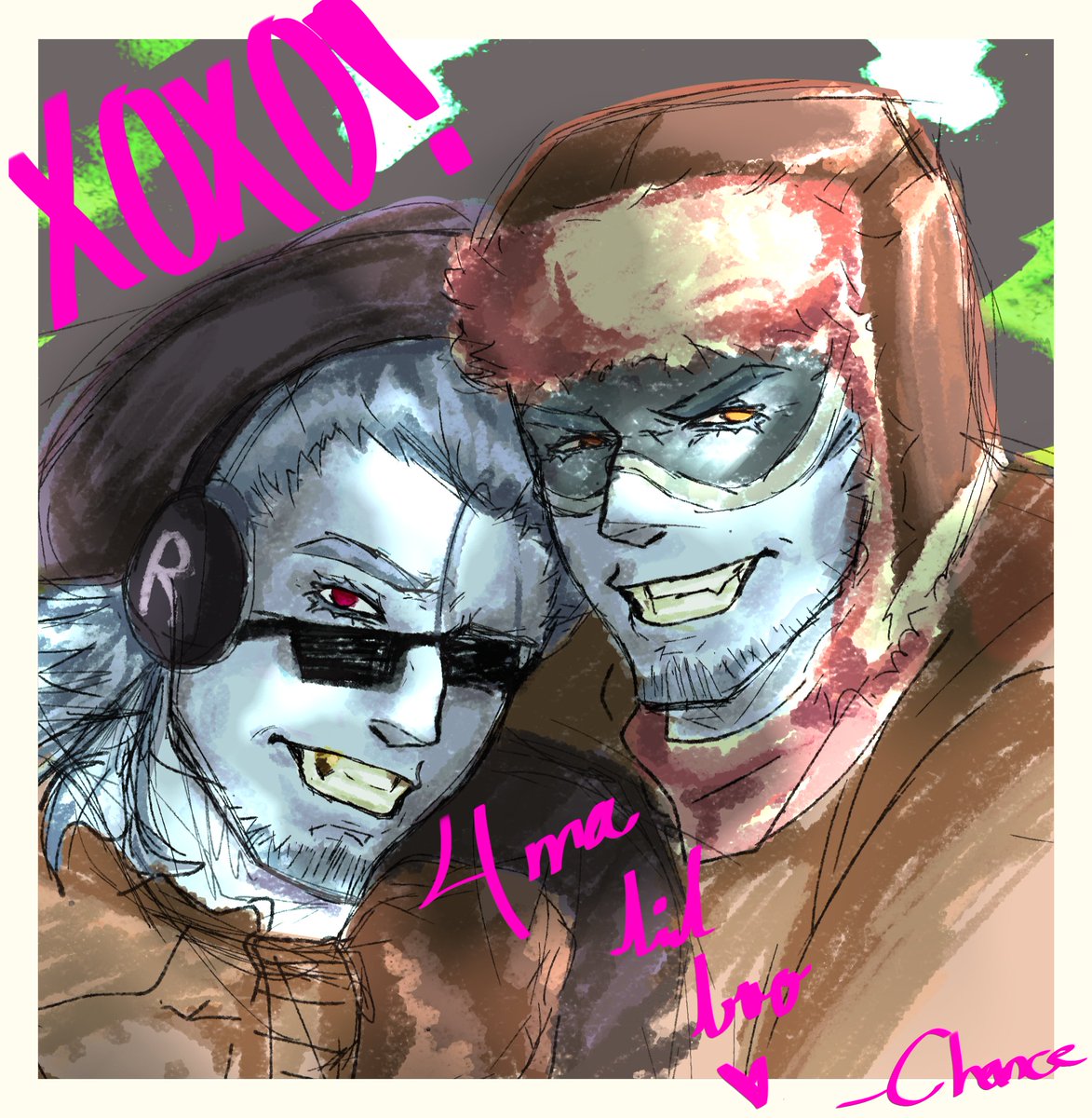 Ssuperstarr__'s tweet photo. Lil bro and I, after telling him he was adopted and we found him in the trash... And then realizing we're identical twins 

#forsaken #roblox #chance #lance https://t.co/5w0Qg7kG8d