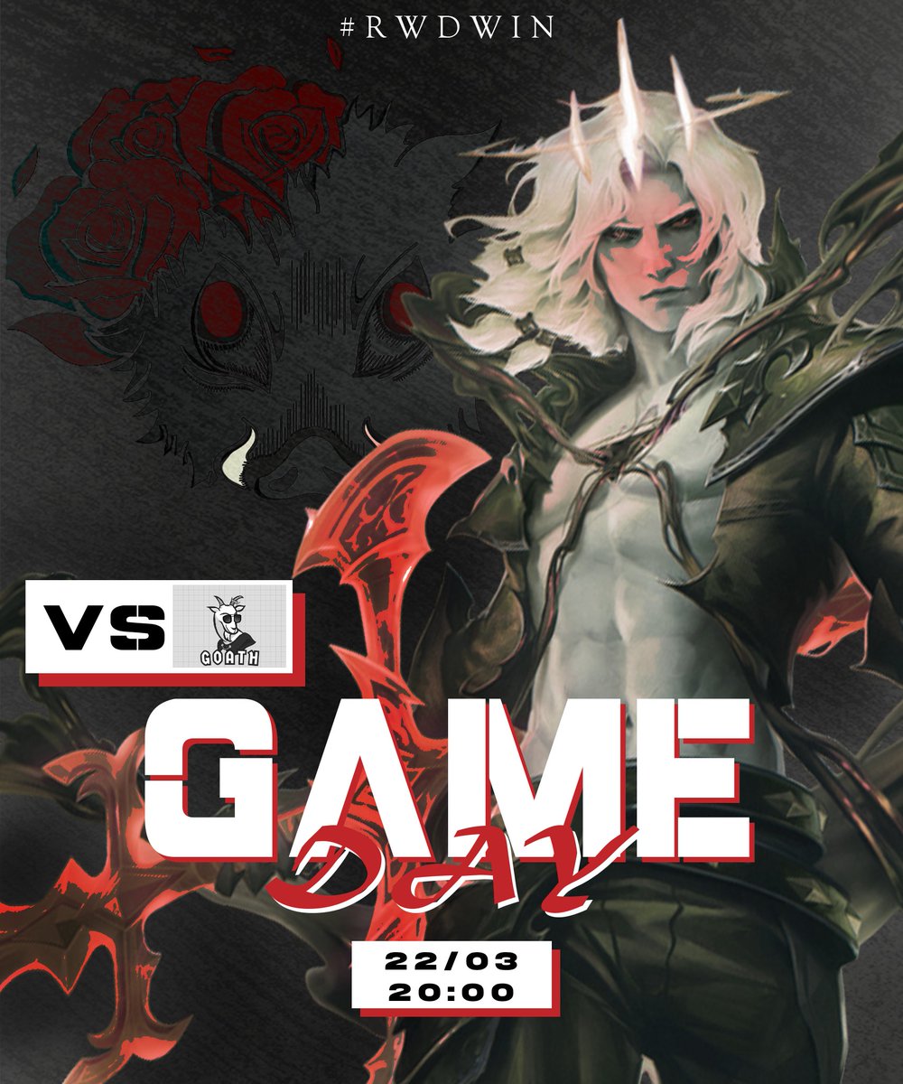 ROSWILDesports's tweet photo. 🚨 ¡ARRANCA TODO! 🚨

Jornada 1 – Hextech Series División 4 🎮🔥

🔵 RWD Blue vs Goath
📅 22/03
⏰ 20:00
¡Vamos con todo, RWD Blue! 💙💪 Hoy empieza el camino y confiamos en vosotros. A dejarlo todo en la grieta y empezar sumando 🏆
#RWD #HextechSeries https://t.co/cZ9TiO7S2H