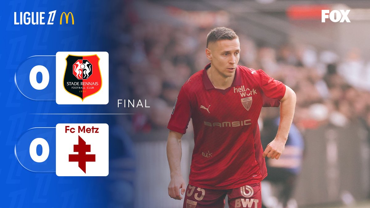 somos_FOX's tweet image. ¡AMARGO FESTEJO DE 125 AÑOS DE RENNES!😔

Anthony Rouault había anotado y se quedó con las ganas, marcaron fuera de lugar. 

#Rennes 0-0 #Metz

#Ligue1 🇫🇷