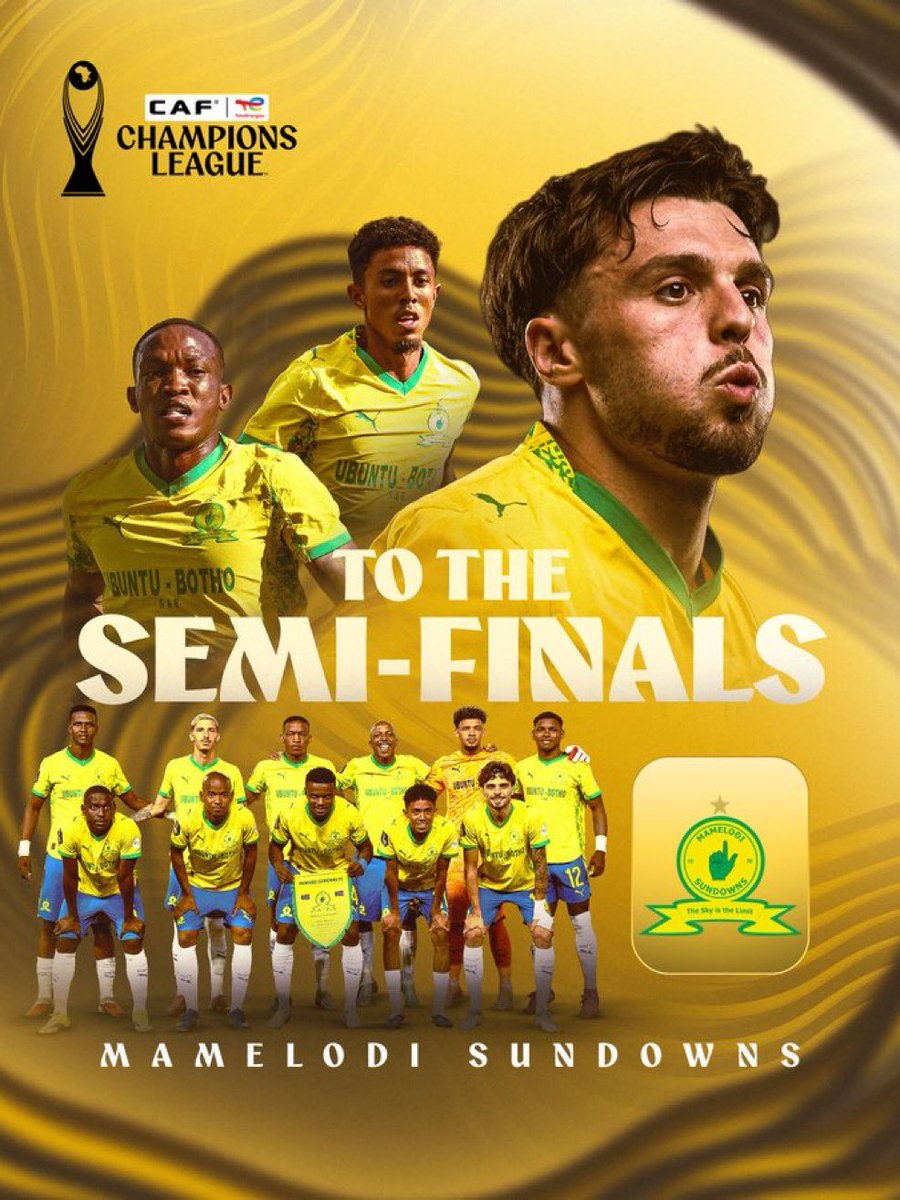FT: 🇲🇱 #StadeMalien 2-0 🇿🇦<a href="/Masandawana/">Mamelodi Sundowns FC</a> 

The 10-man Brazilians are through to the semi finals, they hold on to their lead and win 3-2 on aggregate. 

They’ll face Esperance of Tunisia 🇹🇳 in the last four. 

#TotalEnergiesCAFCL