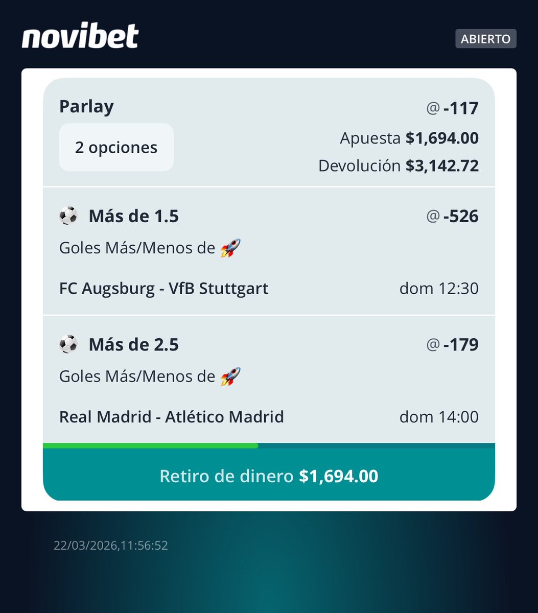 ElarqueroT's tweet photo. Reto de 922 pesos a 10mil pesos 💰

Paso 2 ‼️

Vamos por este reto de domingo arqueritos 🏹

Si me sigues comenta y deja tu like 💬❤️🏹 https://t.co/ybpjFaDCzE