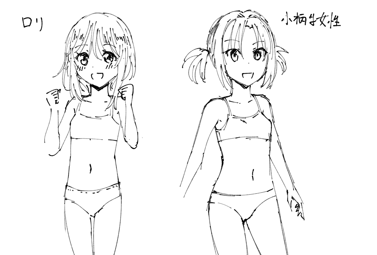 プロ(何の?)はロリか小柄な女性かを、骨盤で見分ける
手とかでも見分ける 