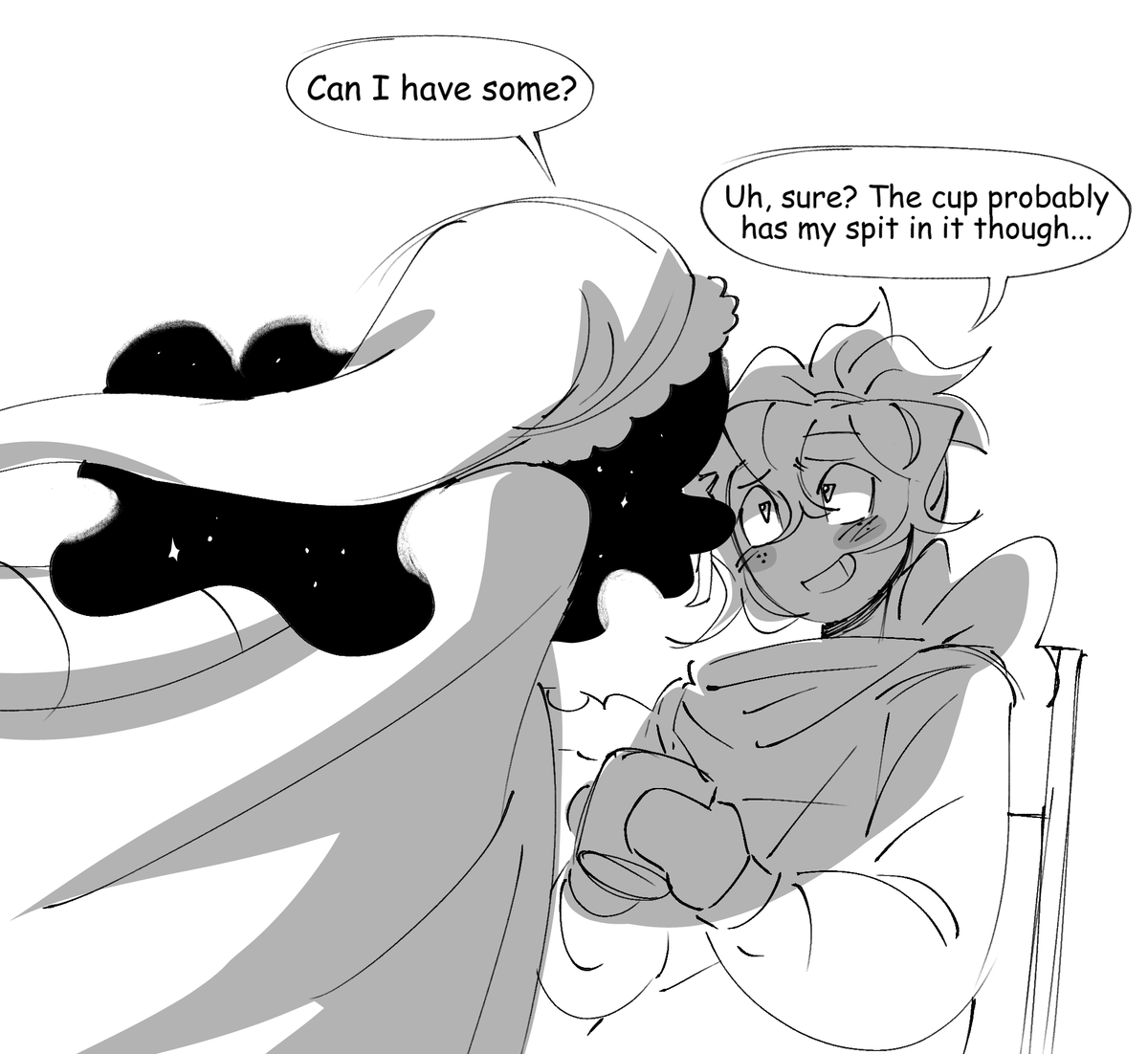 SaunteringMoon's tweet photo. Continuation on the AU (1/2) #moonberry https://t.co/04iao9SbSK