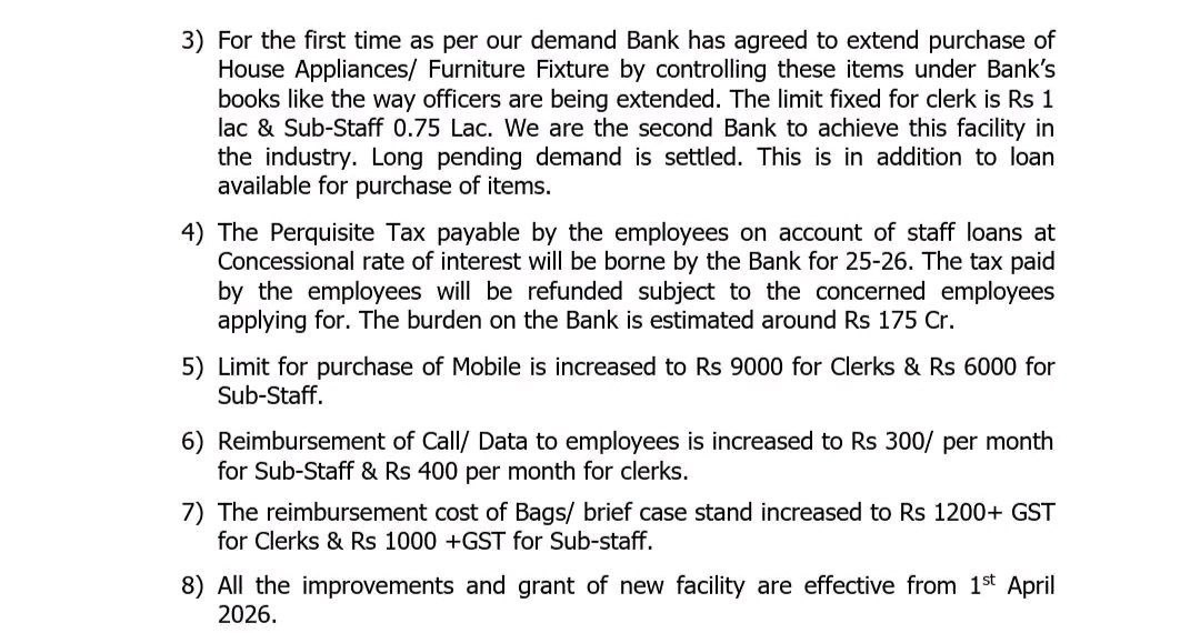 LastCounterBabu's tweet photo. Good move by  Union Bank of India👏 — extending furniture/appliance benefits and bearing perquisite tax shows real intent for employee welfare.

But why the disparity? 🤔
— the largest &amp; most profitable PSB — still has no proper furniture facility for award staff 1/2 https://t.co/OezBMWvgVV