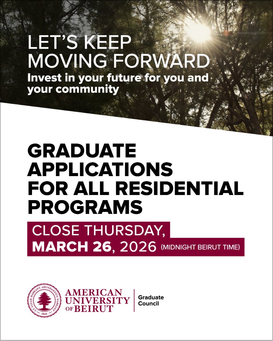 AUB Graduate Council tweet media