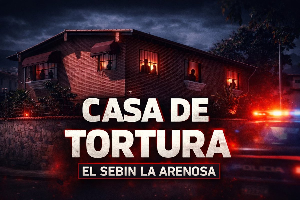 🚨 EL SEBIN CONVIRTIÓ UNA CASA EN CENTRO DE TORTURA EN CARACAS

Una investigación de Armando.info revela una realidad escalofriante: la quinta “La Arenosa”, en Colinas de Santa Mónica, fue utilizada como un centro clandestino de detención, tortura y desaparición