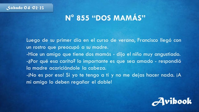 avibook_tw's tweet photo. #microcuento #855
#microlectura #microcuentos #lecturadiaria #escritores #escritoreschilenos #paraleer #leer #microrelato #Wattpad #libros #escritor #libro #historias #chile #Felizdomingo #domingo #madre #curso #homoparental #regaño #padres #hijos https://t.co/AUMk87SOaR
