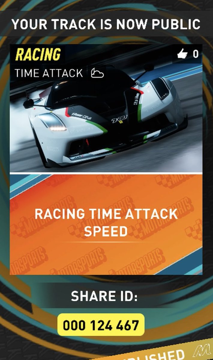 ArimaMaple2005's tweet photo. I just finished my trackforge. 
Same track one is for race and 2 is for time attack the share code is on photo.

#TheCrewMotorfest #ps5 #ps5share #Trackforge #TrackforgeTCM https://t.co/H7jk2gsee4
