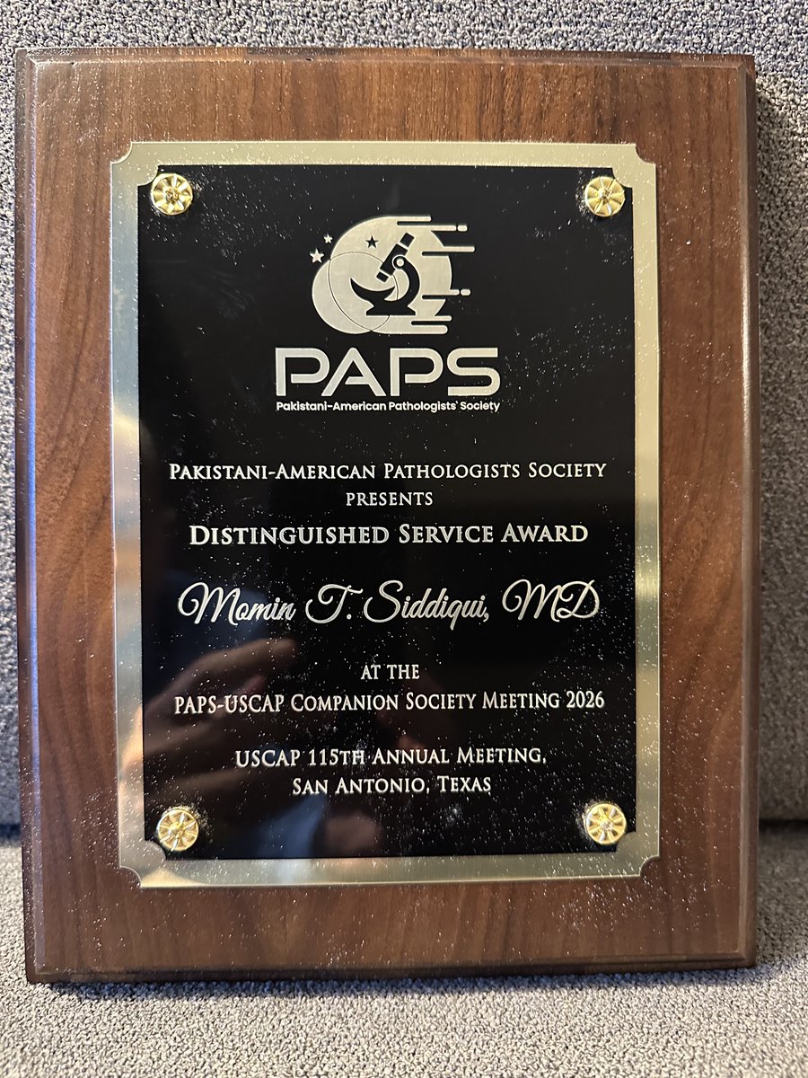 mtsiddi's tweet photo. Much gratitude and thanks to ⁦@PakAmPathSoc⁩ for the award and honor this afternoon. https://t.co/JBYsfgi2QK