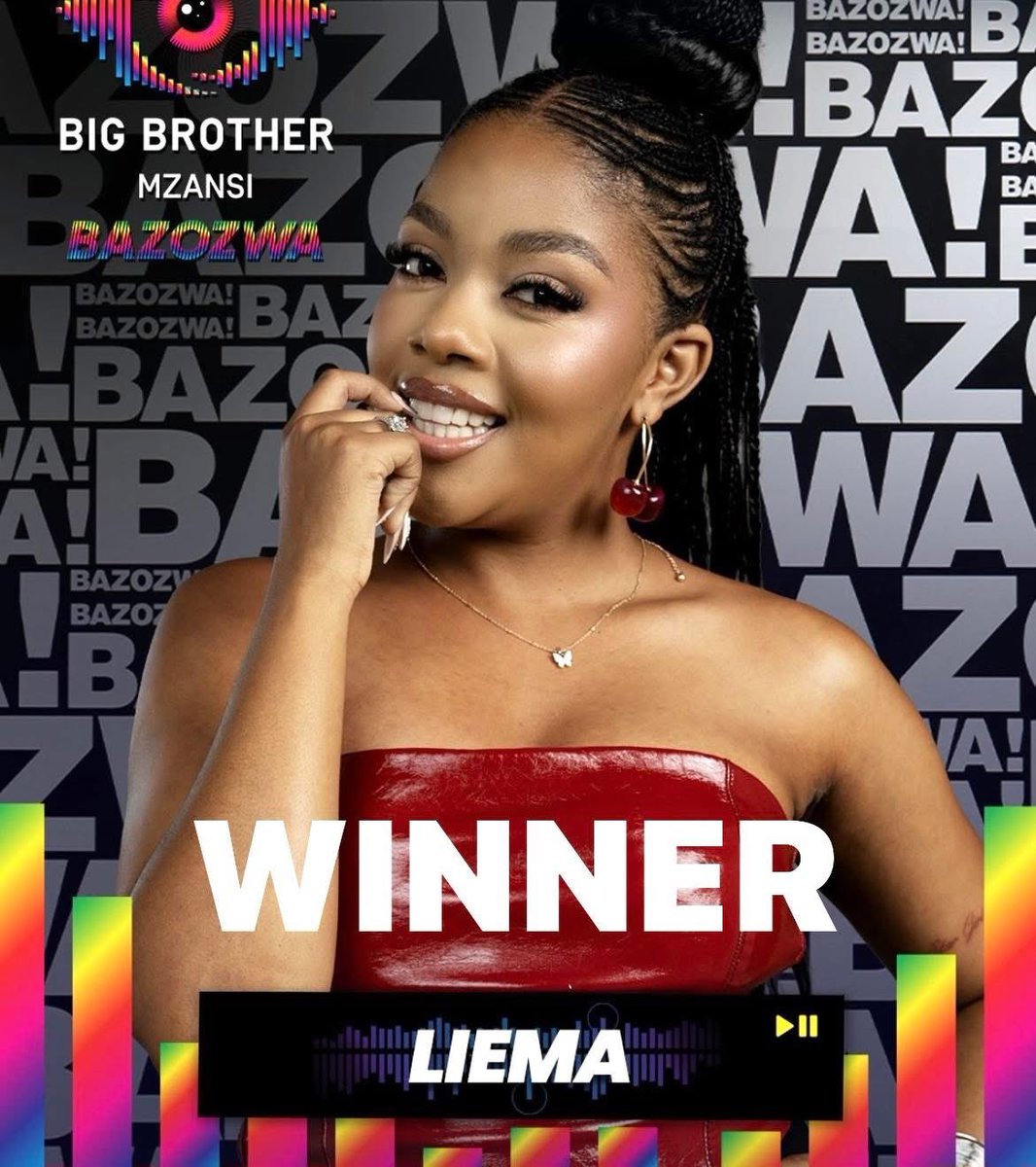 Congratulations Liema Pantsi

#Liema 
#LiemaPantsi
#Bazozwa