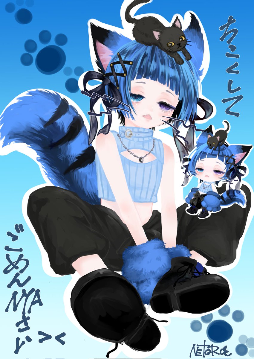 RIO68618241's tweet photo. おちゃさんの猫ちゃんの日イラスト企画に大遅刻です！涙！
パソ落ちで22日の作業が( ᐛ👐)パァでした！まめに作業の保存をしましょう！はい！
たらこさん(@ taraco_game0704)の憂い猫さんお借りしました！
タイミー(隙間時間お絵描き)だったので時間正直わかりません😂
楽しかったです！感謝！！ https://t.co/c6FPs0quxH