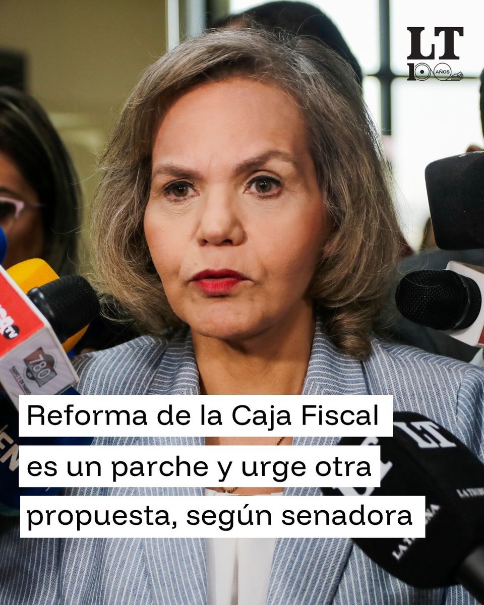 TribunaParaguay's tweet photo. 🚩📜La senadora colorada independiente, Lilian Samaniego, habló sobre la ley que fue promulgada por Santiago Peña: la reforma de la Caja Fiscal. Según la congresista, quien fue presidenta de la Asociación Nacional Republicana (ANR), las discusiones, mesas de diálogo y espacios de conversación para abordar la próxima reforma de las cajas de jubilación del sector público y de todas las demás cajas deben comenzar lo antes posible. 

https://t.co/iO1Oy30tbW

📰 Lee el artículo completo en https://t.co/u8p3Hoy5Qo o en la versión impresa, disponible en todos los ueno x o pedile a tu canillita en todo el país.

📲 Canal de WhatsApp: https://t.co/hjdib7xT7W

#LaTribuna #LaTribunaParaguay