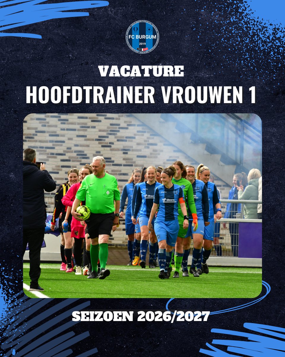fcburgum's tweet photo. 𝗩𝗔𝗖𝗔𝗧𝗨𝗥𝗘 𝗛𝗢𝗢𝗙𝗗𝗧𝗥𝗔𝗜𝗡𝗘𝗥 𝗙𝗖 𝗕𝗨𝗥𝗚𝗨𝗠 𝗩𝗥𝗢𝗨𝗪𝗘𝗡 𝟭, 𝗦𝗘𝗜𝗭𝗢𝗘𝗡 𝟮𝟬𝟮𝟲/𝟮𝟬𝟮𝟳 

📲 Lees de gehele vacature hier: https://t.co/kh2VBmE12T https://t.co/5Vk6XlUbQS