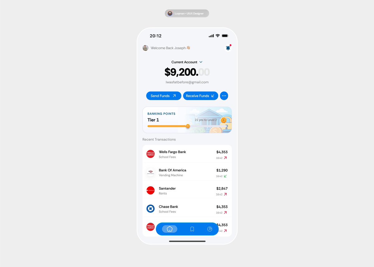 Been a minute I posted my work. 
Mobile Banking 🏦