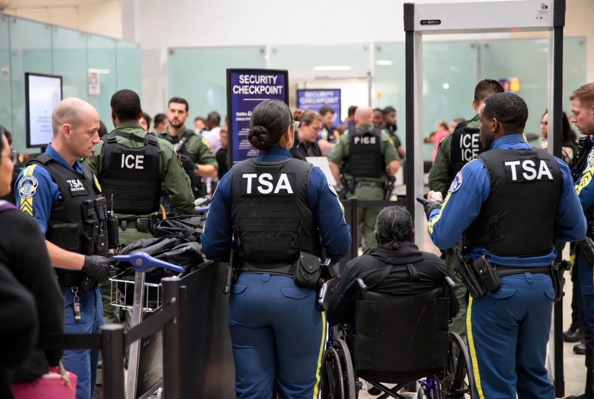 nunez_julissa79's tweet image. Starting Monday, ICE agents are expected at U.S. airports to support TSA operations.

Officials say they may assist with monitoring exits and could check IDs before passengers reach screening.

Travelers should stay informed and have documents ready.

#ICE #TSA #AirportSecurity