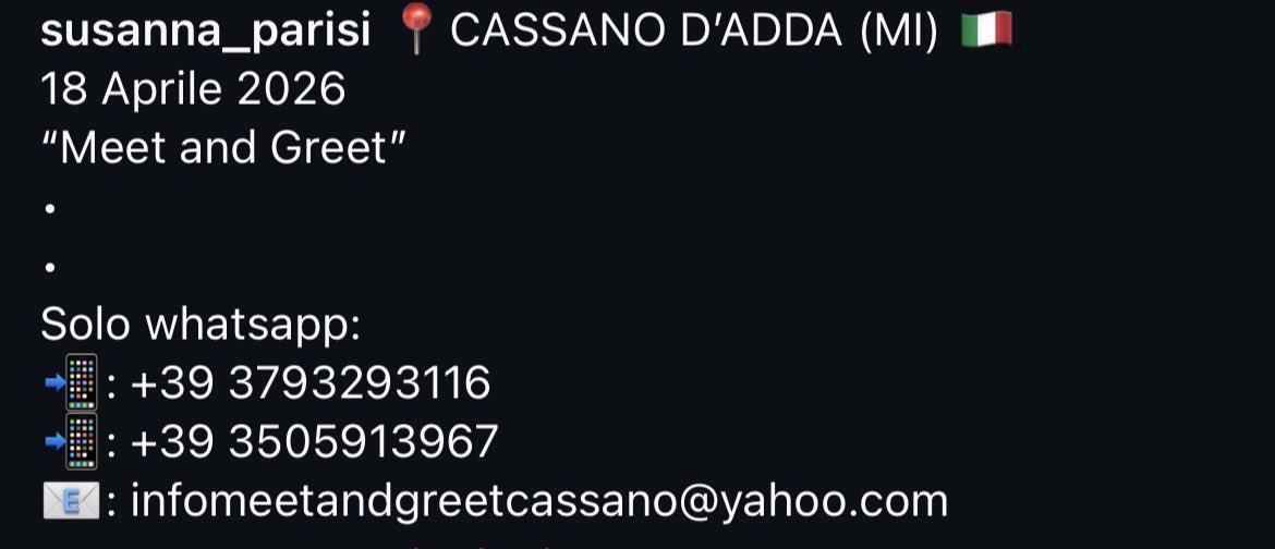 ♦️April Meet and Greet with #CanYaman - in Cassano D’ADDA.