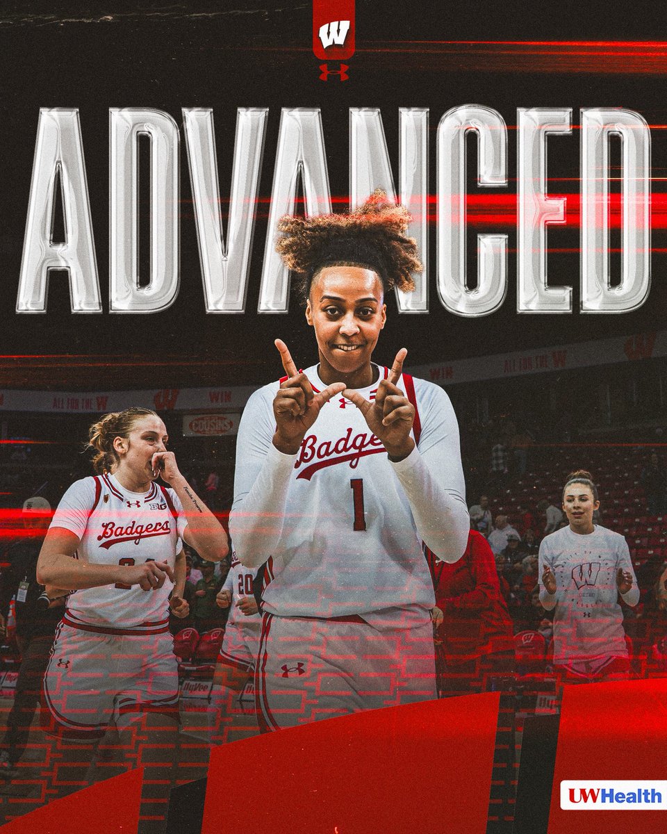 LET’S KEEP IT MOVIN’ 

QUARTERFINAL BOUND! 

#WBIT | <a href="/uwhealth/">UW Health</a>