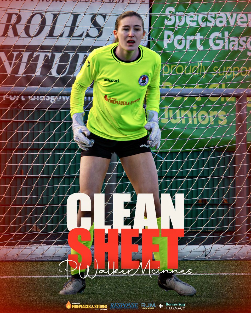 BonnyriggLadies's tweet photo. 𝐂𝐥𝐞𝐚𝐧 𝐒𝐡𝐞𝐞𝐭 💪🏻

A third consecutive clean sheet, 𝙨𝙤𝙡𝙞𝙙 👊🏻 https://t.co/bU5iaBEFHu