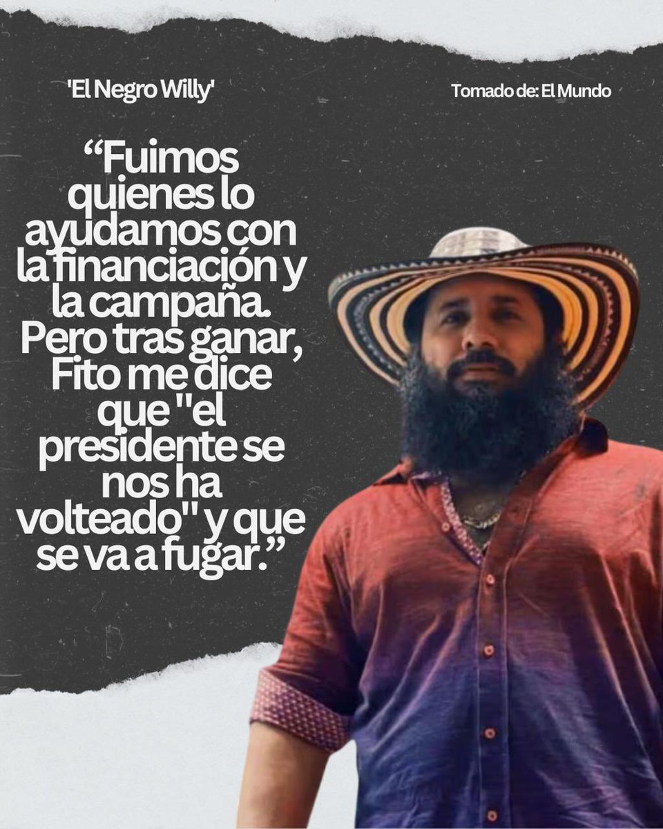 🌏 #Mundo | "Soy un soldado de la calle que ha bajado la guardia. Pero no estoy aquí hablando por ser un cobarde. Lo hago para decir la verdad, porque no quiero que mi nombre se siga manchando". Alias “El Negro Willy”, líder de Los Tiguerones, rompe el silencio en una entrevista