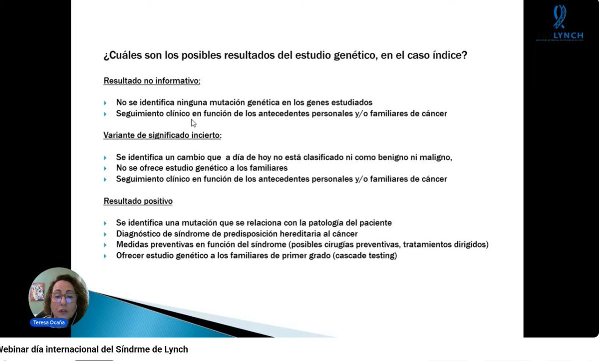 AFALynch, asociación familias con #síndromedeLynch tweet media