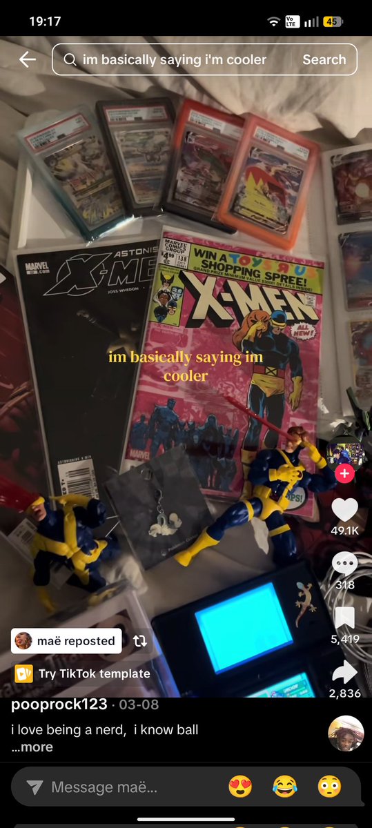 This girl has never touched a comic in her entire life
