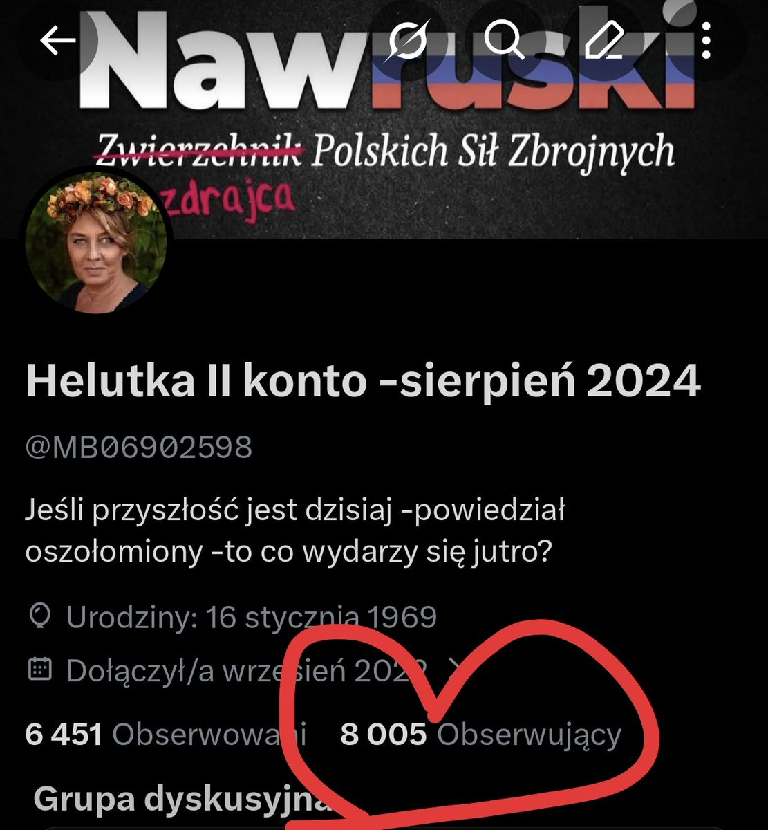 Helutka II konto -sierpień 2024 tweet media