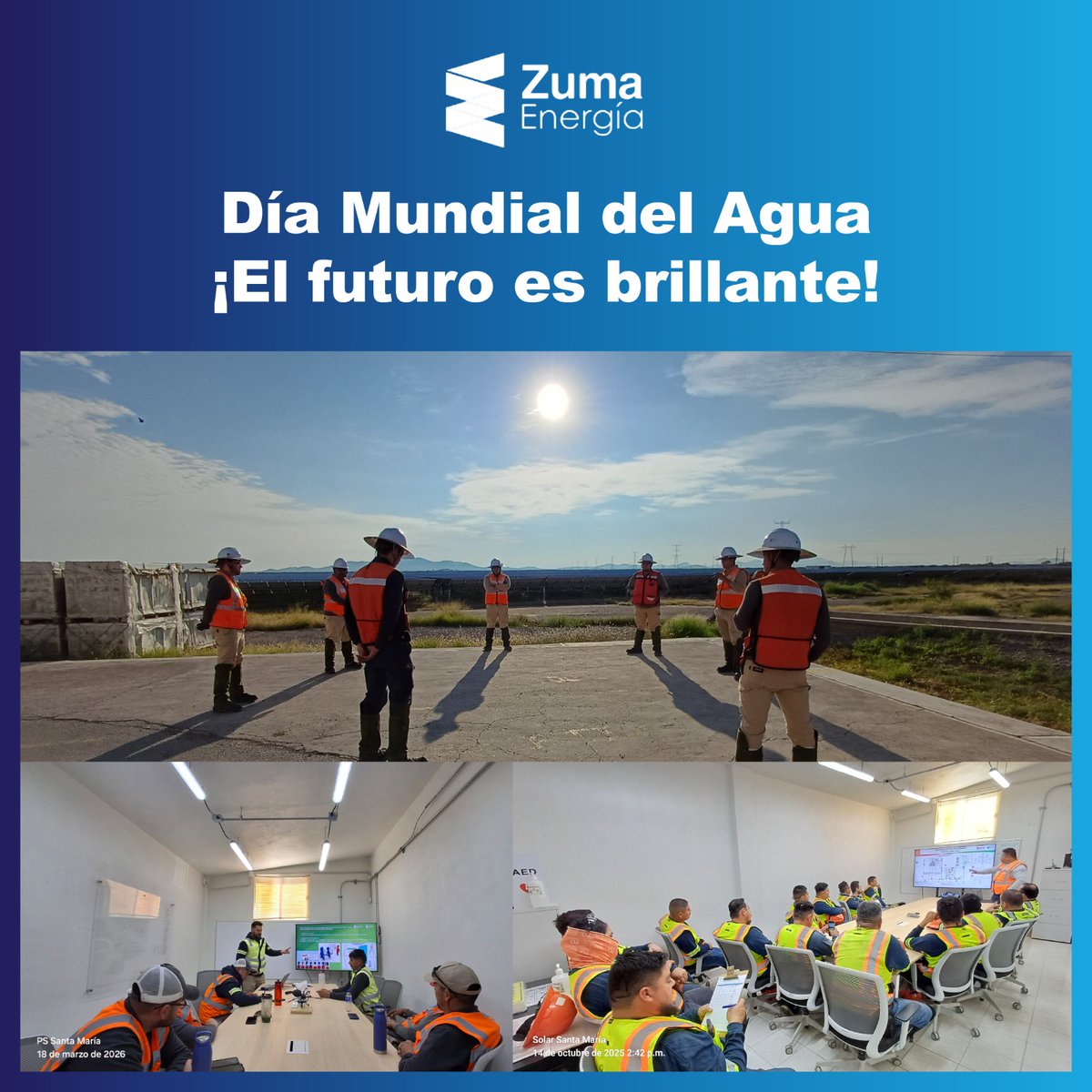 En el Día Mundial del Agua reafirmamos nuestro compromiso con el cuidado responsable de este recurso.

Impulsamos acciones de prevención y sensibilización para proteger los mantos acuíferos, evitar afectaciones ambientales y fortalecer el uso responsable del agua.
