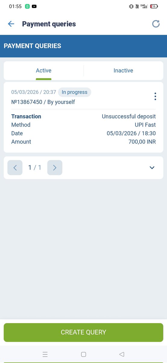 imsagarp18's tweet photo. @1xBet_in i deposit on 5th March....no customer support or no email support...only auto reply that payment team will work..
According to policy it should be resolved in 15 days...why it take souch https://t.co/gRsMYbV8jq