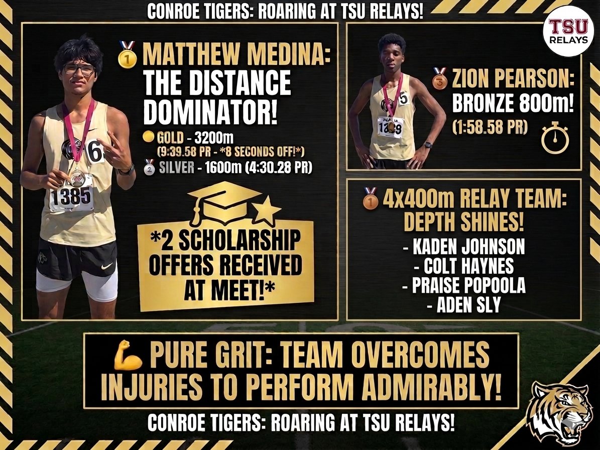 Conroe Boys Track & Cross Country tweet media