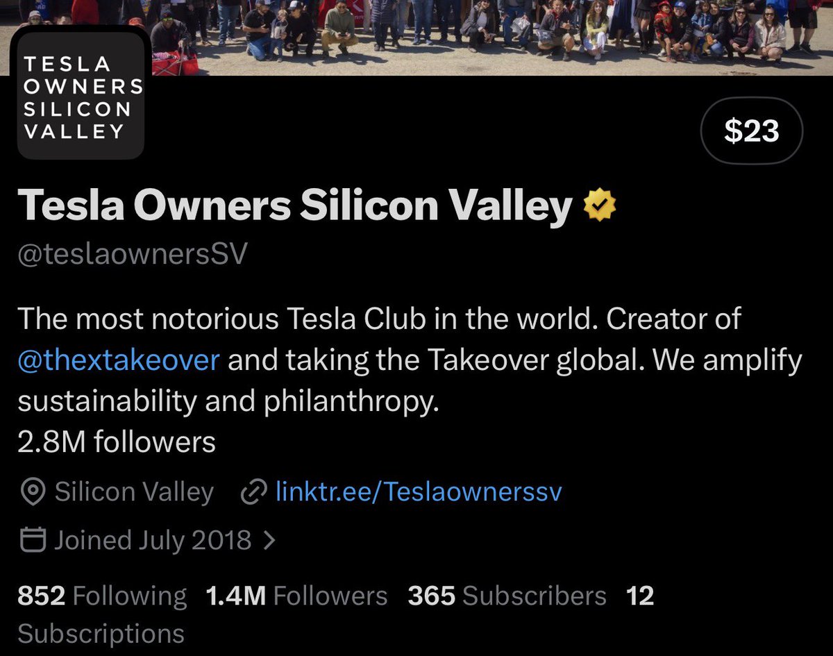 🚨 BREAKING:
TESLA OWNERS SILICON VALLEY JUST PASSED 1.4 MILLION FOLLOWERS ON 𝕏!

A massive THANK YOU to our incredible Tesla community worldwide — from Silicon Valley meetups to global Tesla fans everywhere. 

Your support powers the revolution every single day! ⚡🚀

The