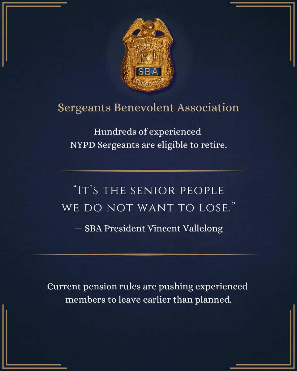 Sergeants Benevolent Association tweet media