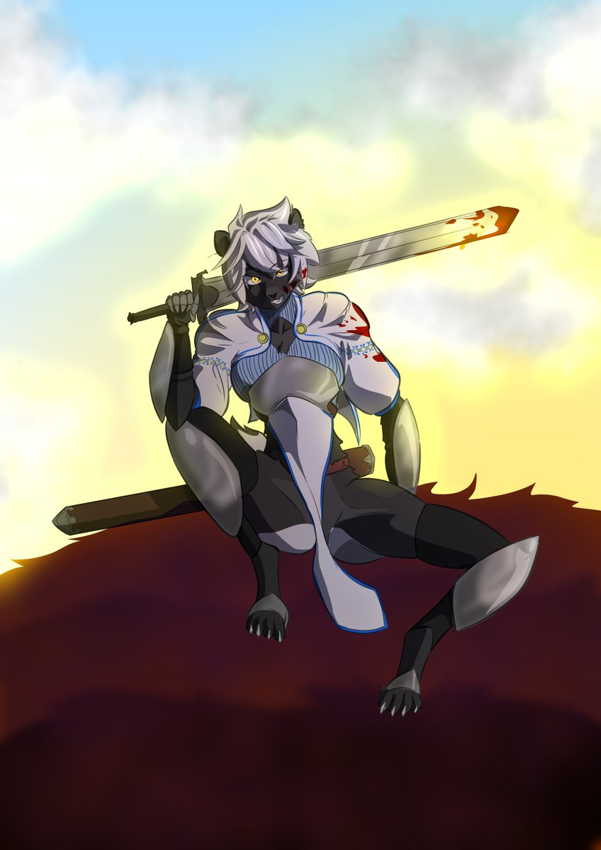 ryrrigis's tweet photo. No matter the enemy — beasts or warriors — paladins advance
#furryOC #furryartist https://t.co/R5HCLYjW2R