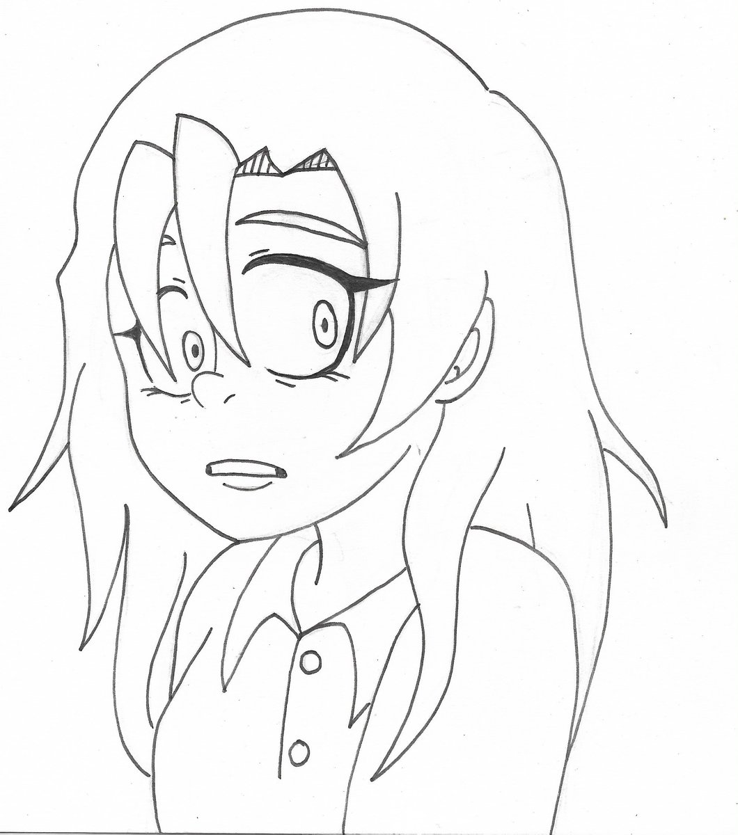 JujuPhantom's tweet photo. Here's a doodle I did of my oc Sarah :) 
#art #drawingeverydaychallenge https://t.co/RoIMPxh7uS