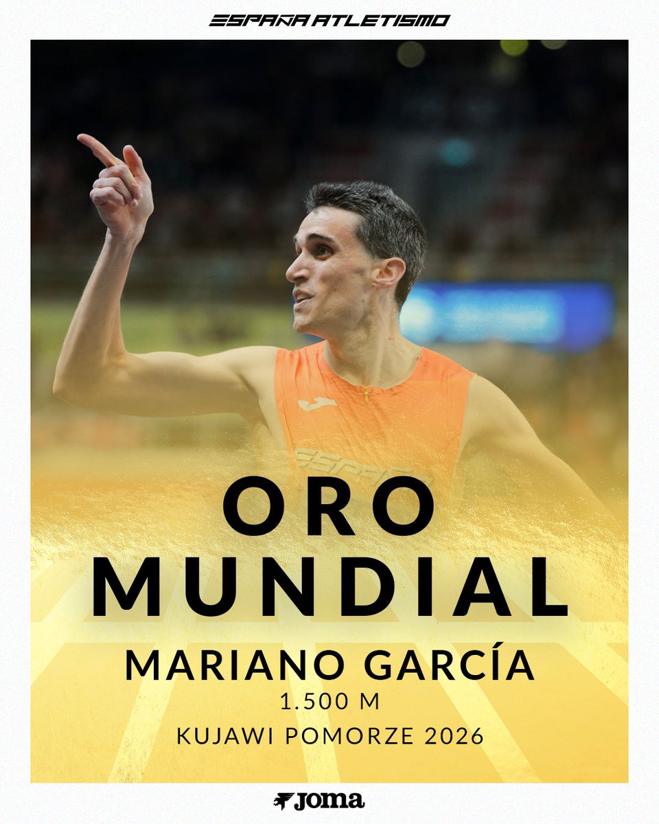luisbeltri's tweet photo. ¡¡TERCERA MEDALLA EN EL MUNDIAL DE ATLETISMO!!

Mariano García hace una gran carrera y se proclamaba campeón del mundo de una de las pruebas reina del Campeonato, los 1500 metros.
🇪🇦🇪🇦🇪🇦🇪🇦🇪🇦🇪🇦🇪🇦🇪🇦🇪🇦🇪🇦🇪🇦🇪🇦🇪🇦🇪🇦🇪🇦🇪🇦 https://t.co/tBTz9tQ7Yv