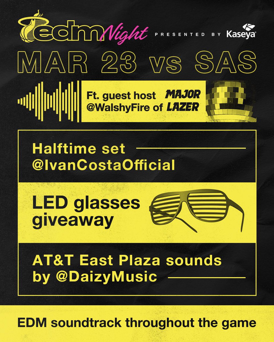 KaseyaCenter's tweet photo. HEAT hoops &amp; EDM…YUP 🔥 Don’t miss it! Grab your tix here - https://t.co/PVmwl7YIYU https://t.co/2crjty9myx