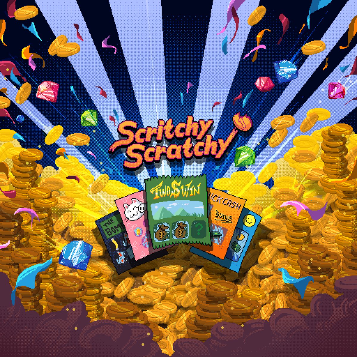 TheHolomovement's tweet photo. 🔴 LIVE - Scritchy Scratchy
Découverte d'un incrémental dans lequel je cherche à devenir Milliardaire (voire plus) en grattant des tickets ! Ca part tout de suite !
[https://t.co/eWoL7gXfSK] https://t.co/GMNJcwaXkq