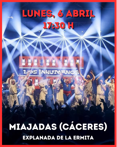losinhumanos's tweet photo. En breve retomamos nuestra Gira 2026 en Extremadura, en Miajadas. Toma nota, que esto no ha hecho más que empezar!!!
#losinhumanos #miajadas #caceres #gira2026 #Concierto https://t.co/ho1rS9KmpT