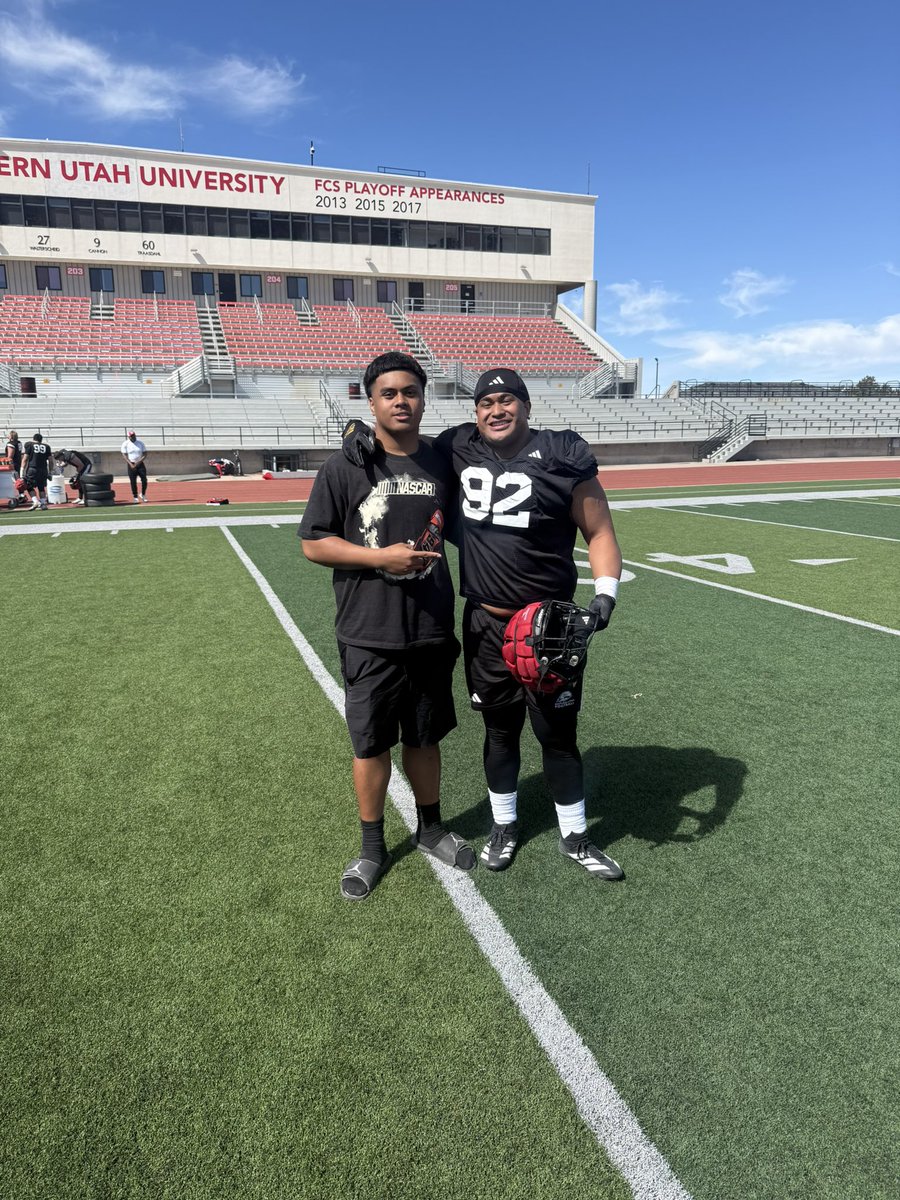 kami_vaenuku22's tweet photo. Had a great vist at southern Utah university!! Thank you @coachtuli @hirklatu @KGagnier_32 https://t.co/Ksva6iir7m