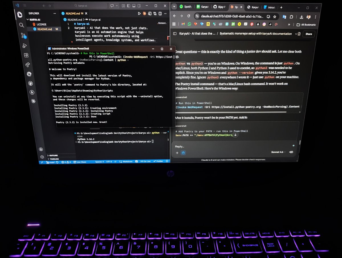 Wannabe_01_'s tweet photo. #Day253 of grinding until I land my dream job!🚀
- Determine Whether Matrix Can Be Obtained By Rotation
- Weekend is for Side Projects... Just Build Build and Build
#DSA #100DaysOfCode #ALGO #LeetCode #Python https://t.co/hOSMSIERck