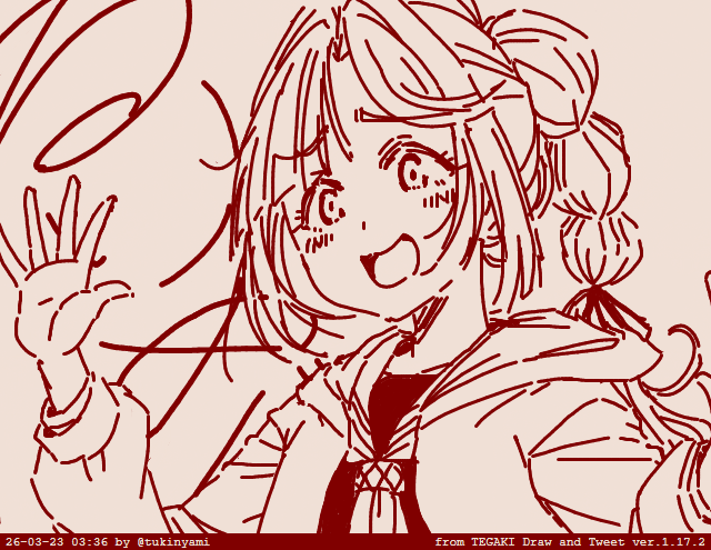tukinyami's tweet photo. 安養寺姫芽氏。 #tegaki_dt https://t.co/LdDm3z9Y6Z