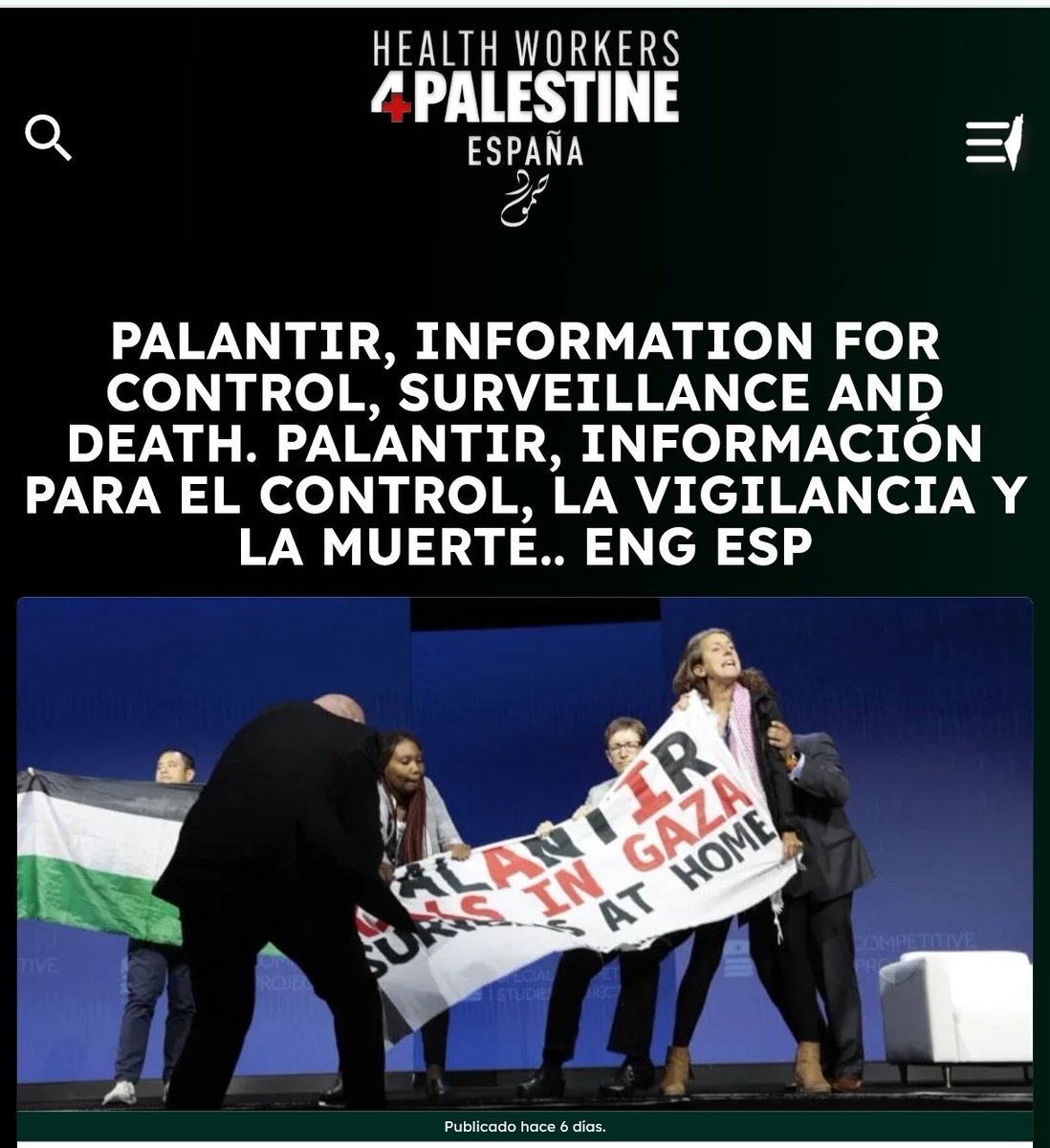 HW4PALESTINE SPAIN (HW4PS) tweet media