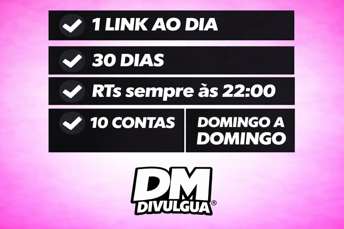 • 𝗗𝗠 divulga • tweet media