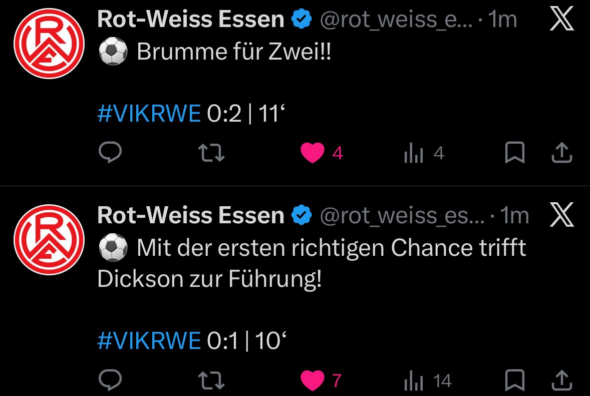 Team_BVB07's tweet photo. Verrรผckt Aber Geil
#VIKRWE 0-2 https://t.co/Ur9ApEhgqI