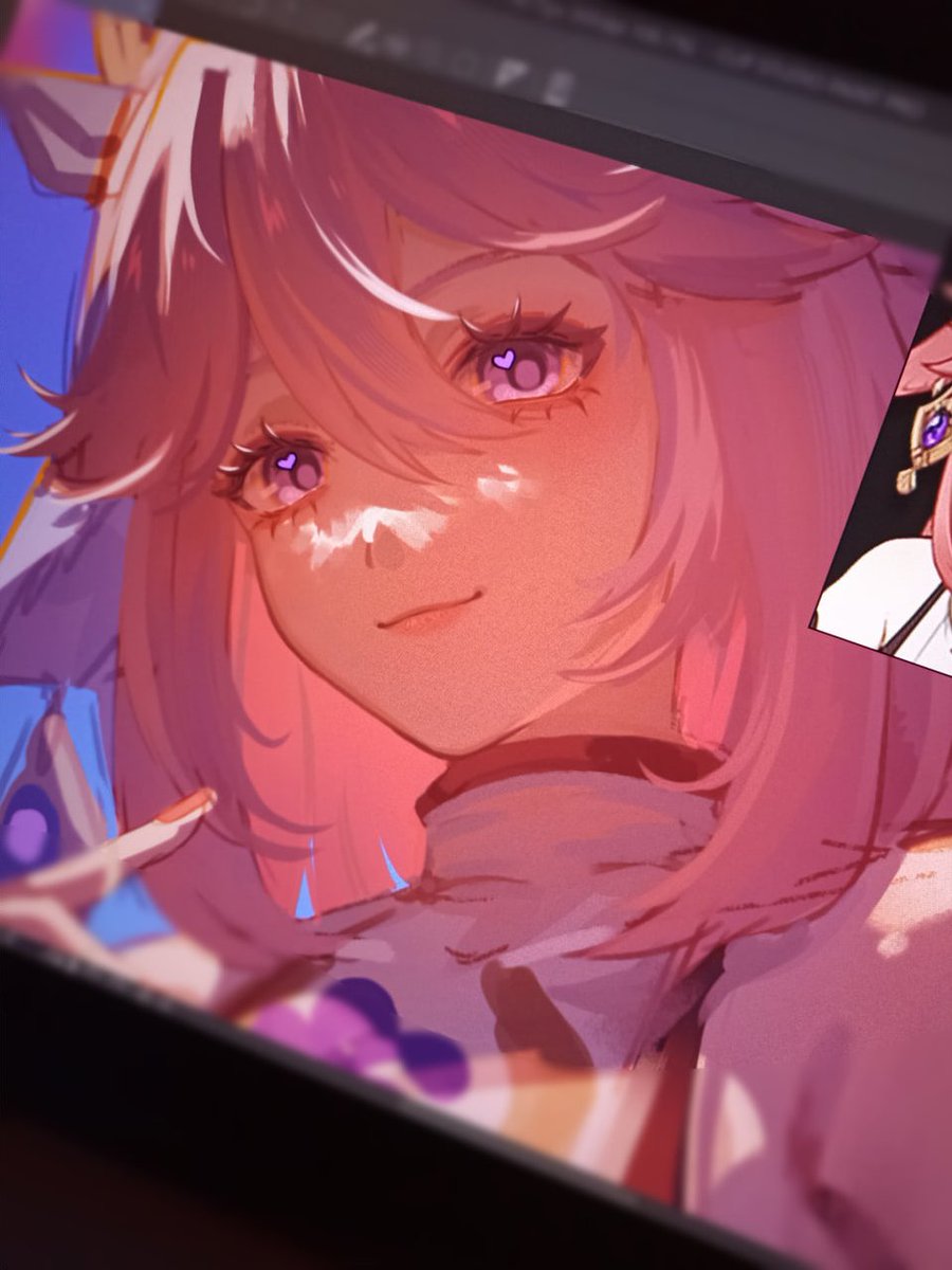 Yumich's tweet photo. wip 

#イラスト #原神 https://t.co/7NKmHzKjkN