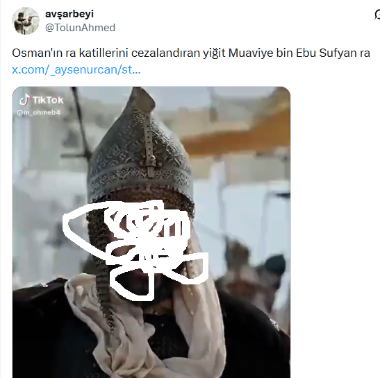 Bu hard Sünnicileri anlamıyorum. 
Ebu Süfyan Muhammed'le Bedir, Uhud, Hendek, Huneyn'de savaştı.
Eşi Hind, Hamza'nın ciğerini yedi.
Oğlu Muaviye yalandan Müslim olup Ali ile savaştı.
Torunu Yezid, peygamberin torununu katletti.
*
Hem Müslümanız diyorlar hem bunları kutsuyorlar.